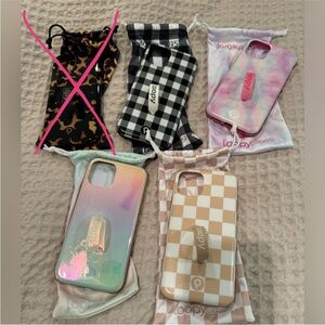 Lot of 4 loopy cases for iPhone 11Pro